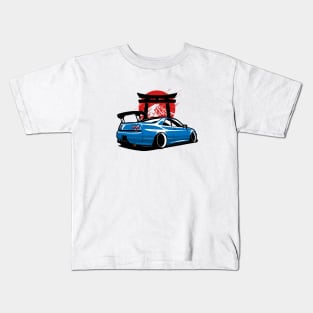 Blue Skyline GTR R33 Kids T-Shirt